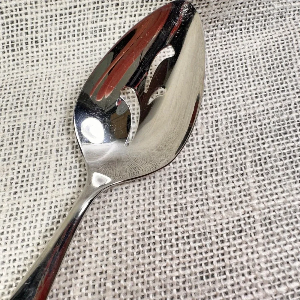 Ebbtide‎ Slotted Serving Spoon Solid Stainless Steel USA Replacement 8.5 Inch